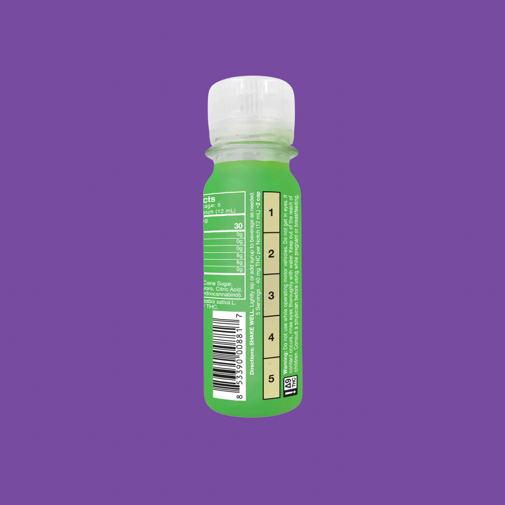Sirop THC Puffy Berry Delight – Graduation de dosage 200mg Delta-9 THC