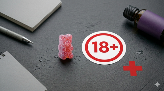 Edibles THC adolescents strictement réservés majeurs 18 ans SmokeBoxShop