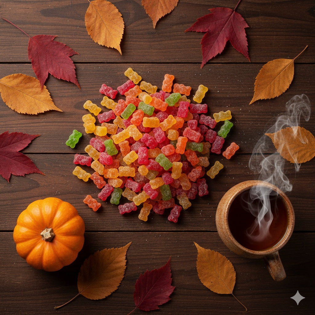 Automne edibles THC cocooning saison SmokeBoxShop