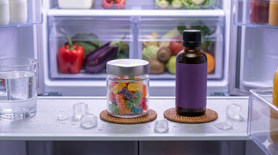 Conserver edibles THC gummies sirop bonnes pratiques SmokeBoxShop