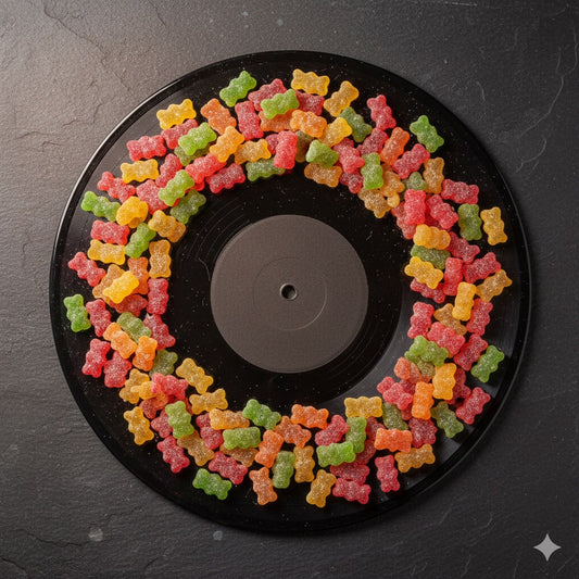 Edibles THC musique écoute expérience immersive SmokeBoxShop