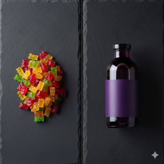 Gummies ou sirop THC lequel choisir - SmokeBoxShop