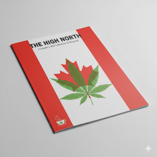 Légalisation du cannabis au Canada 2025 – feuille de cannabis et drapeau canadien