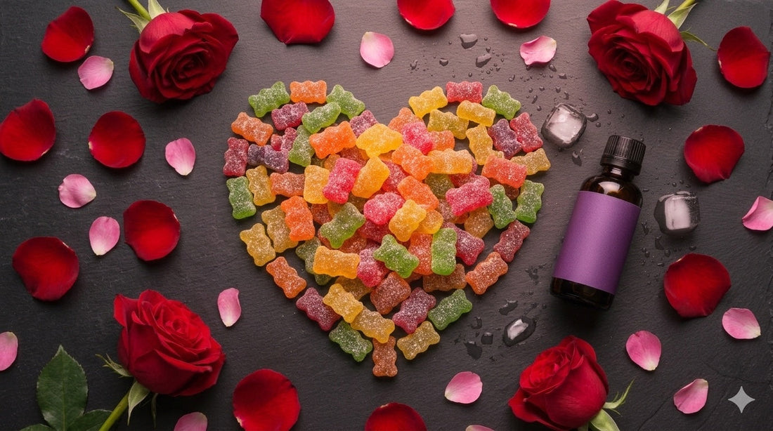 Saint-Valentin edibles THC cadeau original SmokeBoxShop