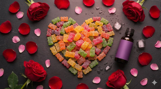 Saint-Valentin edibles THC cadeau original SmokeBoxShop