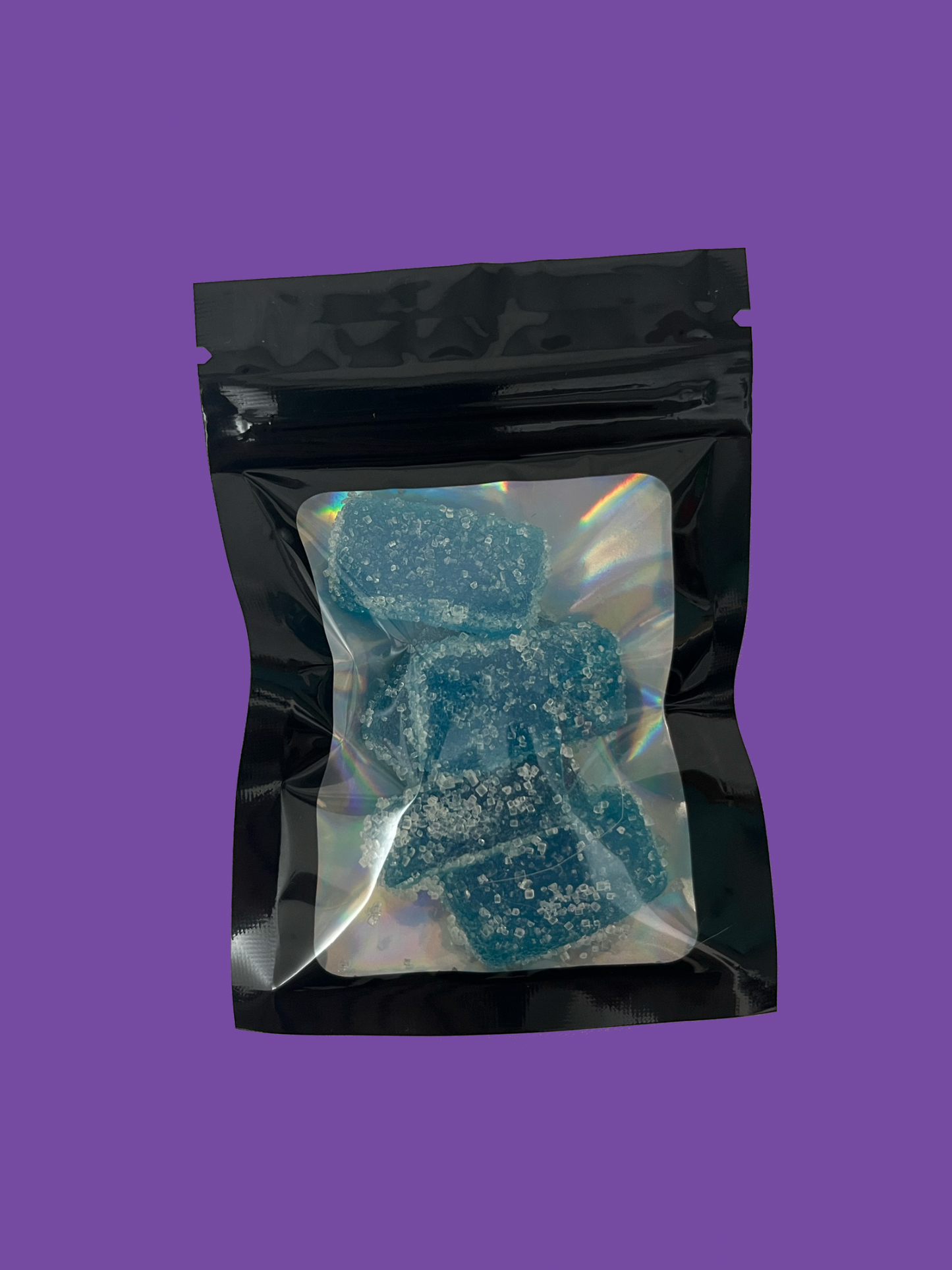 Gummies Delta-9 THC 10mg Myrtille (x5 Bonbons) - Face Avant SmokeBoxShop