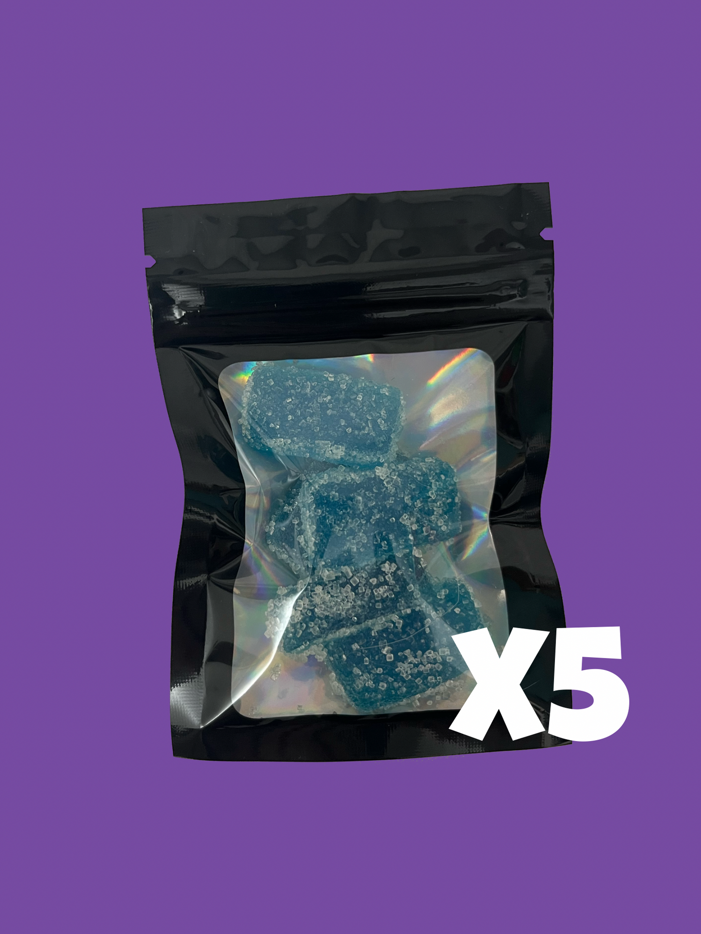 Lot Max x5 - Meilleurs Gummies D9 THC 10mg Myrtille - Économie