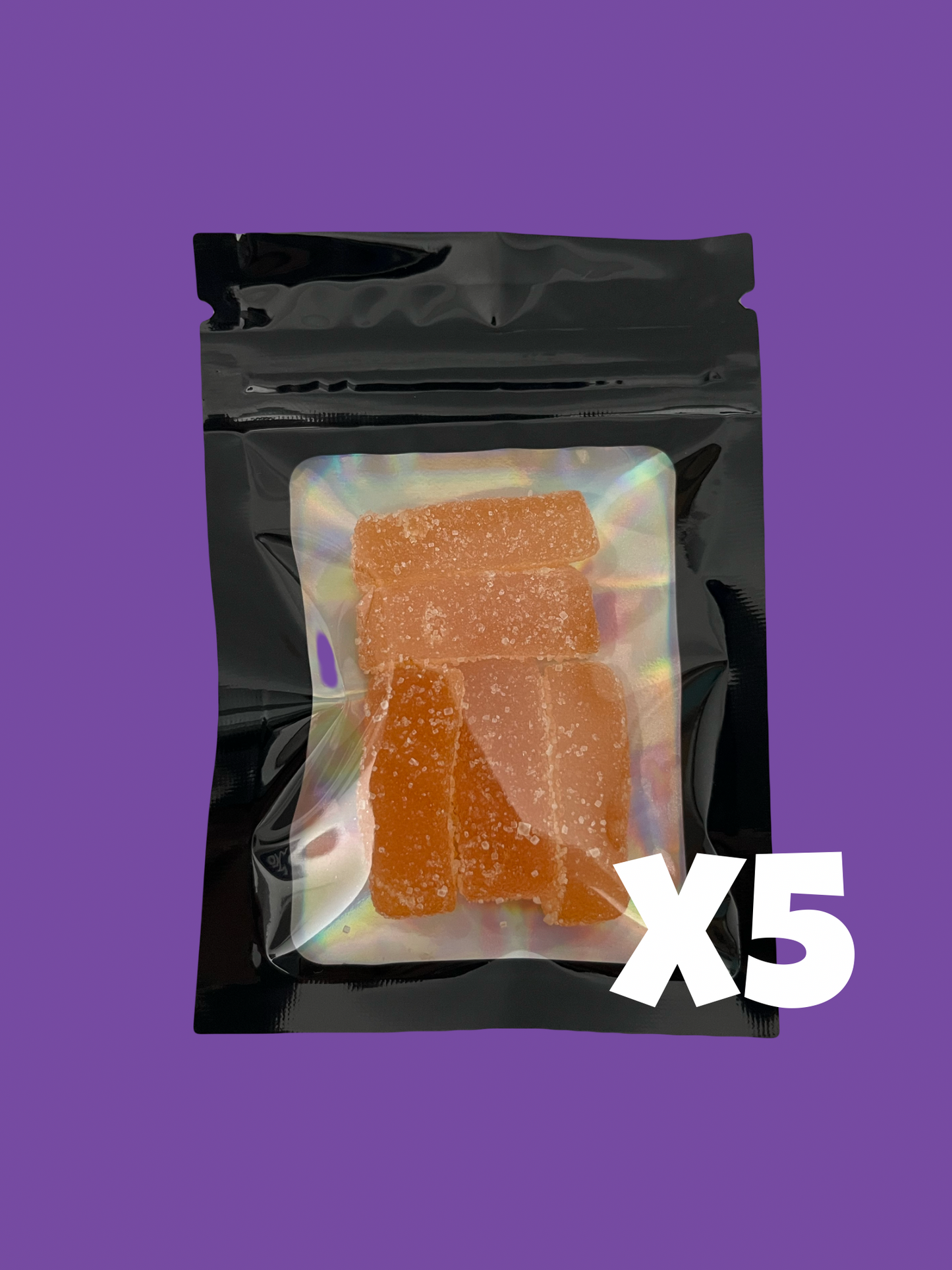 Lot Max x5 - Meilleurs Gummies D9 THC 10mg Orange - Économie