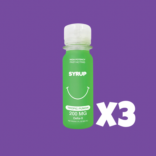 Lot x3 de sirops THC saveur Tropic Punch – SmokeboxShop
